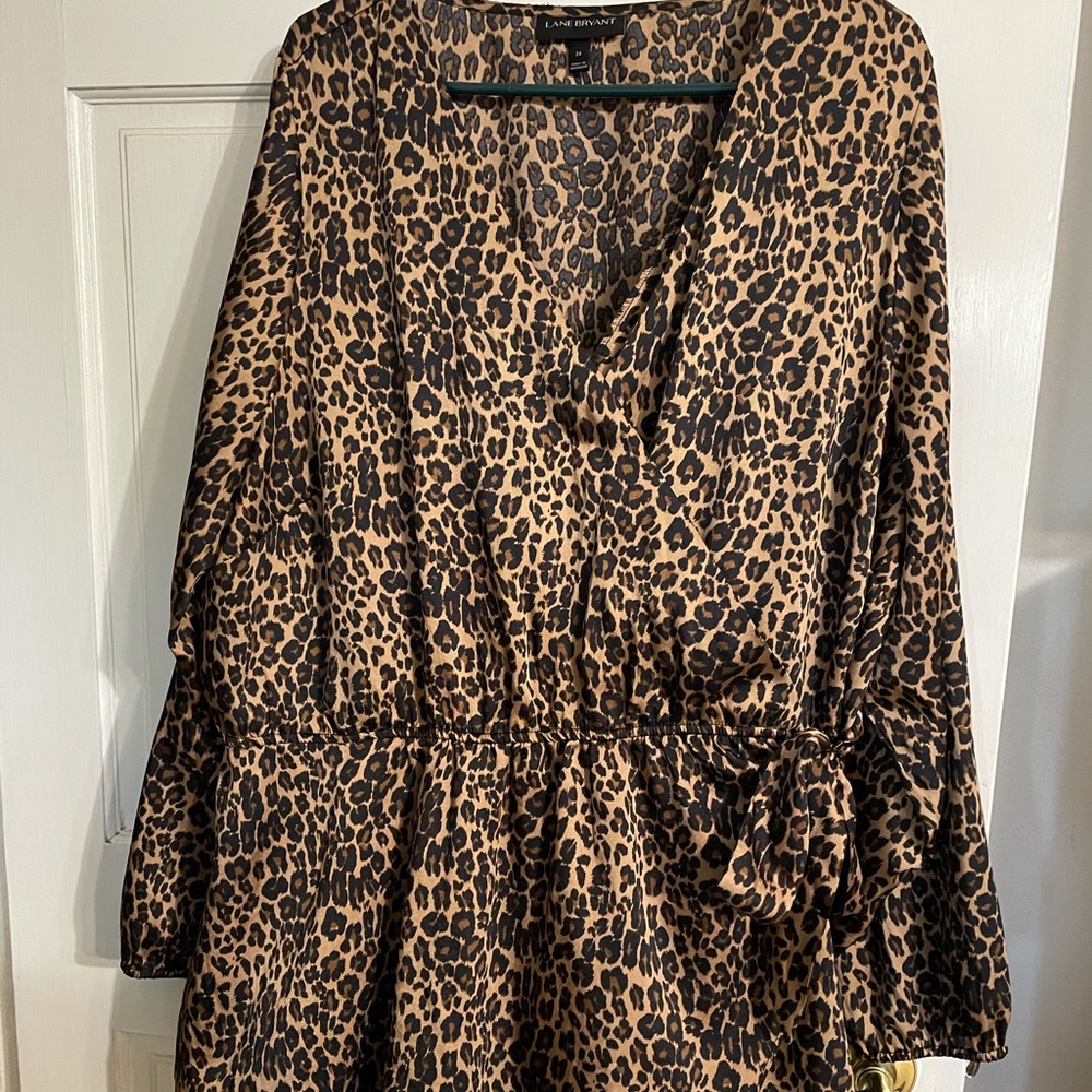 Lane Bryant wrap blouse